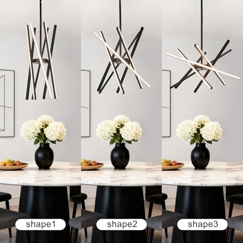 Modern Black LED 6