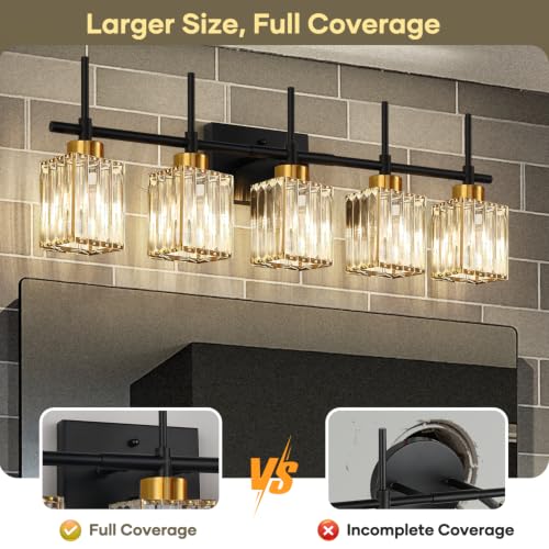 Modern Crystal Bathroom Vanity Light 5