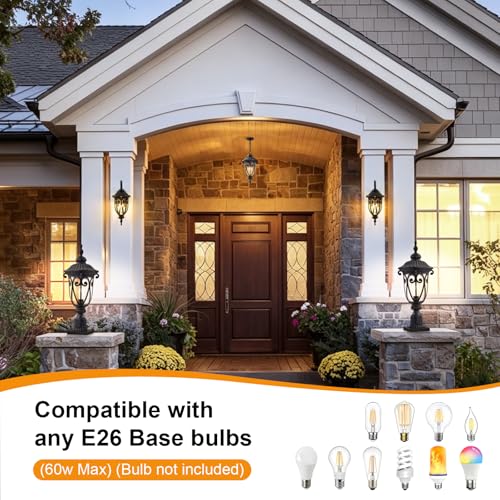 Outdoor Wall Light with Dusk to Dawn Sensor