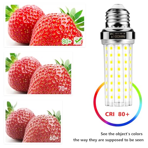 LED Light Bulb 6pcs 150W Equivalent 2500Lumen 6500K Cool Daylight White 20W LED Corn Light Bulb E26 (6 Count)