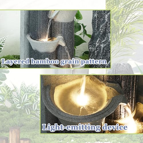 5 Tier Outdoor Indoor Water Feature Fountain