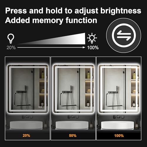 LED Bathroom Mirror with Lights