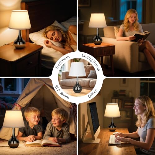 16.1" Touch Table Lamp for Nightstand