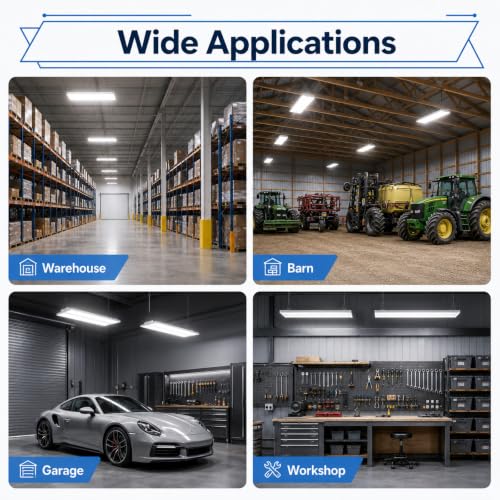 300W LED Linear High Bay Light (4 Count)