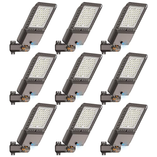 180W LED Parking Lot Light 45000LM Outdoor Street Lights 9 Pack (9 Count)