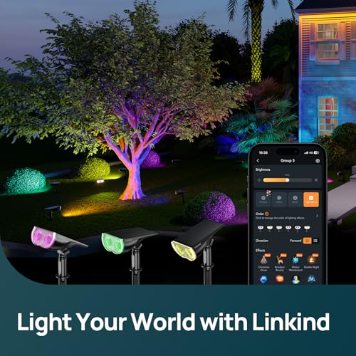 Smart Solar Spot Lights Outdoor SL5C (8 Count)