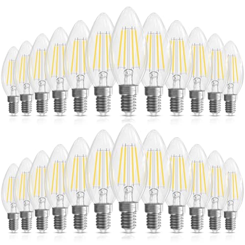 Candelabra Light Bulbs 40 watt Equivalent (24 Count)