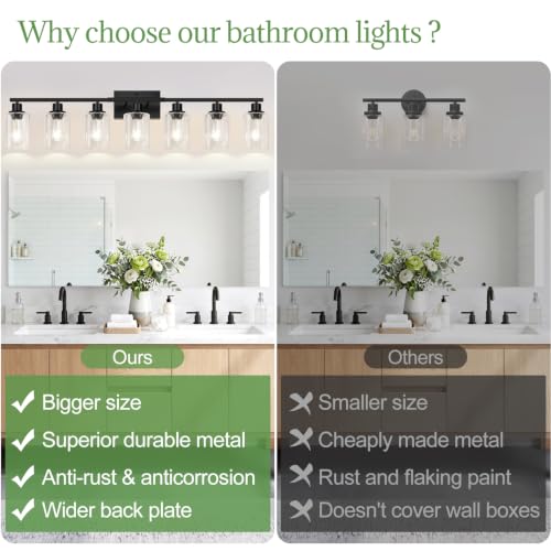 7 Light Bathroom Light Fixtures