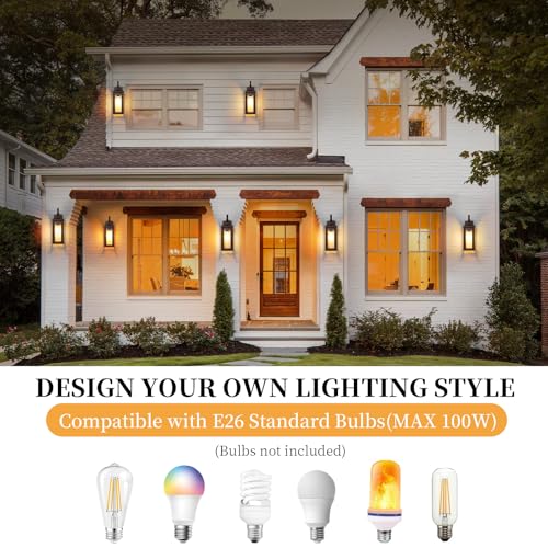 17" Brown Large Exterior Lighting Fixtures 2Pack (2 Count)