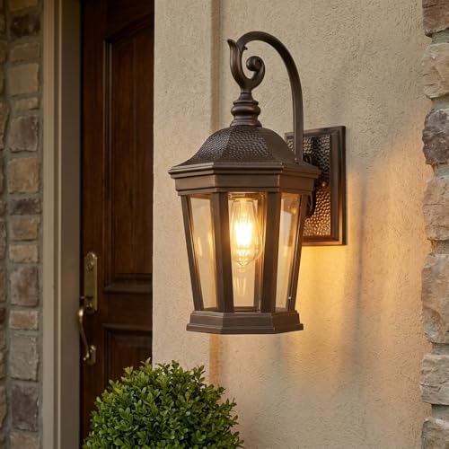 Brown Exterior Wall Sconces