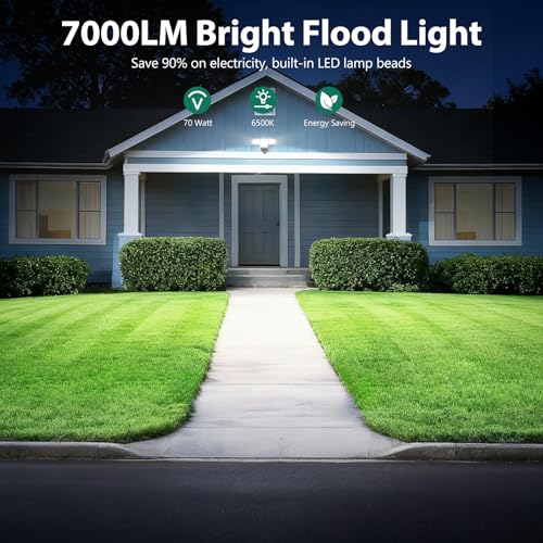 70W 7000LM Security Lights Outdoor