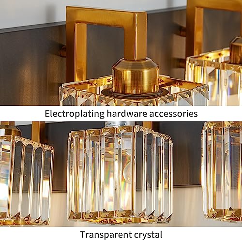Modern Crystal Bathroom Vanity Light