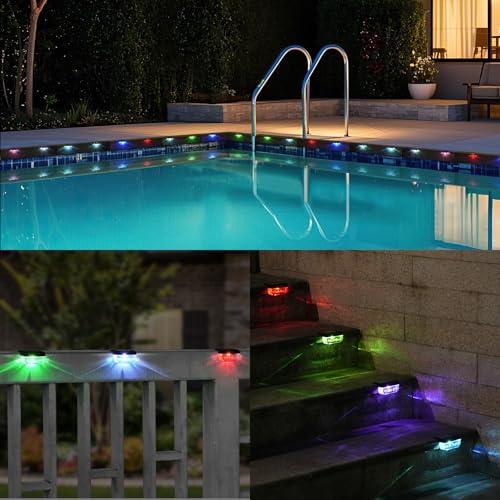 Solar Step Lights Outdoor (8 Count)