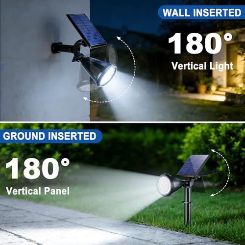 Solar Lights Outdoor Waterproof Flag Spotlights 10 Pack (10 Count)