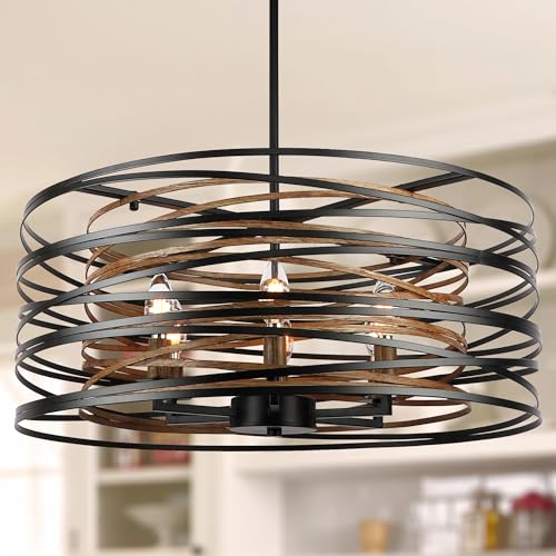 6 Light Dining Room Chandeliers Farmhouse