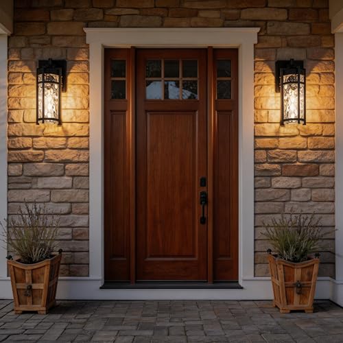 Outdoor Wall Light Fixtures (2 Count)