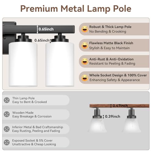 5 Light Bathroom Light Fixtures