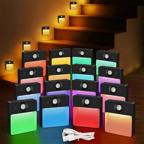 16 Pack Motion Sensor Stair Light for Indoor (16 Count)