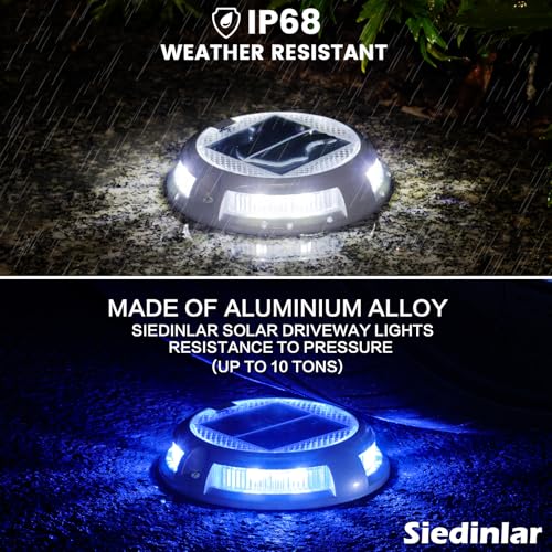 Solar Driveway Lights Outdoor (16 Count)