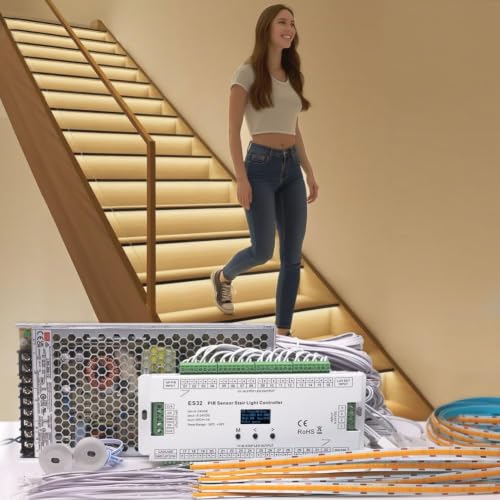 20 Step Motion Activated Stair Lights Kit (20 Count)