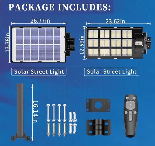 Y 11000W Solar Street Lights Outdoor