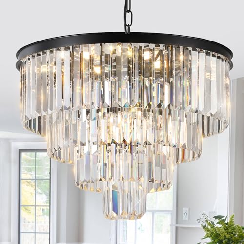 24" Modern Crystal Chandeliers