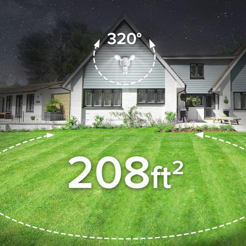 Upgraded 25W 3000LM Motion Sensor Outdoor Lights