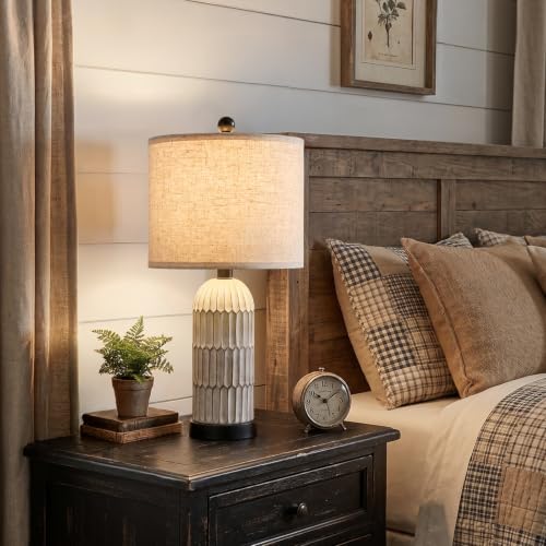 22.5" Bedside Table Lamps Set of 2 (2 Count)