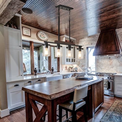 Wood Kitchen Island Lighting