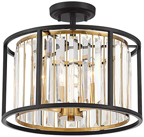Milne 14" Wide Bronze and Brass Semi