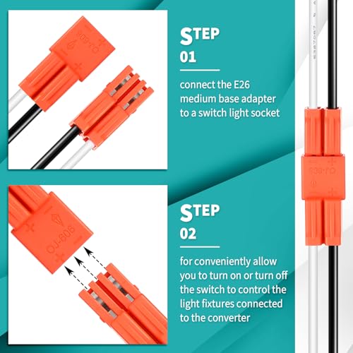 100 Pcs E26 Socket Adapter (100 Count)