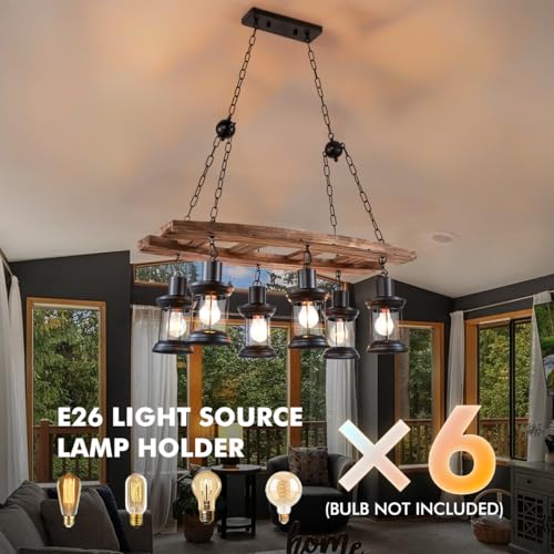 Vintage Farmhouse Vintage Chandelier for Kitchen Island Lighting