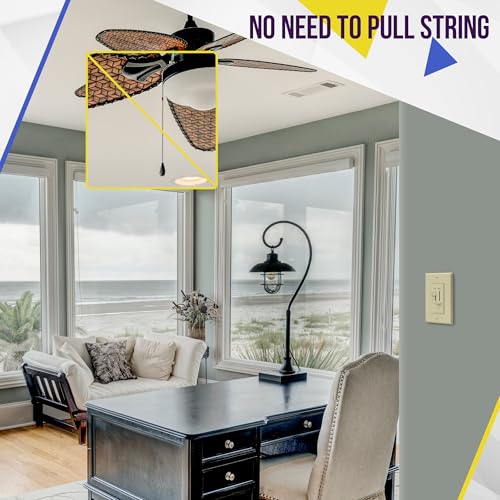 3 Speed Ceiling Fan Control and LED Dimmer Light Switch