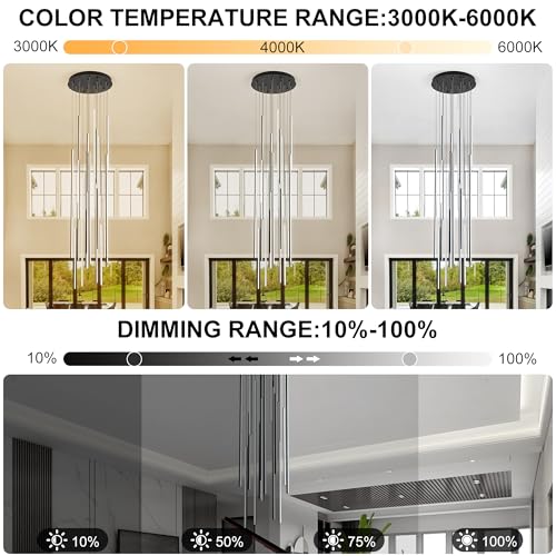 138" Modern LED Chandelier