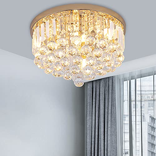 Mini Crystal Chandelier Ceiling Light