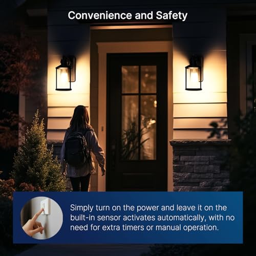 Dusk to Dawn Outdoor Sensor ST19 LED Light Bulb (4 Count)