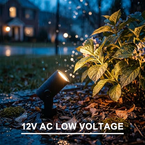 4PK Low Voltage Outdoor Flood Lights LED 6W 260 Lumen 3000K