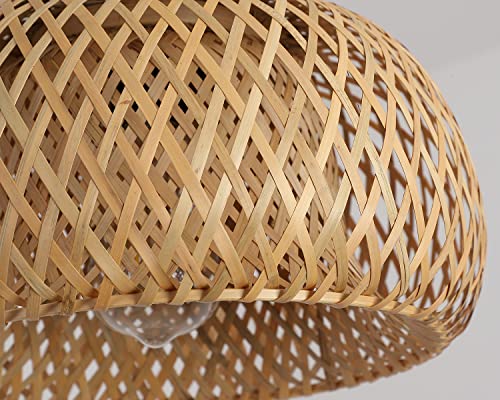 Bamboo Pendant Light Fixture One