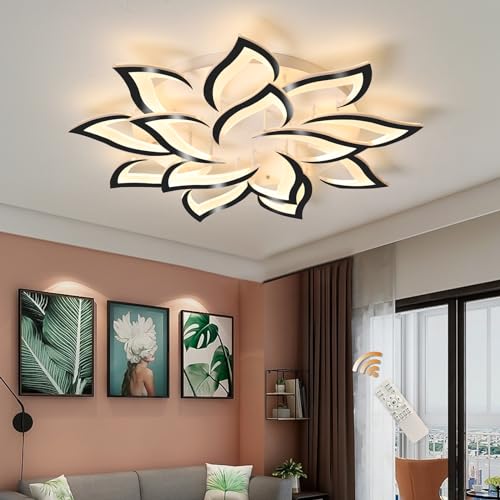 39.3" Modern LED Low Profile Flush Mount Ceiling Light