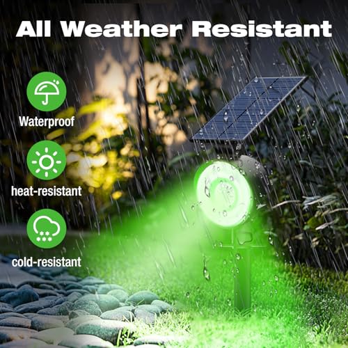 Solar Spot Lights Outdoor Waterproof (4 Count)