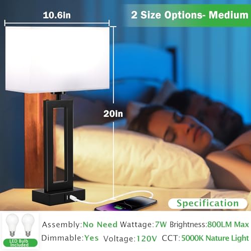 Lamps for Bedrooms (2 Count)
