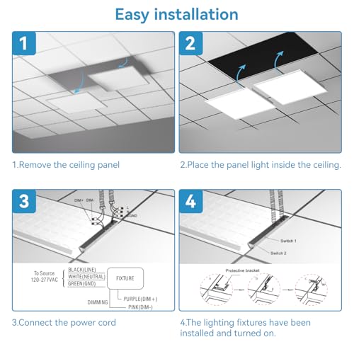 2x2 LED Flat Panel Light 2 (2x2 2Pack)