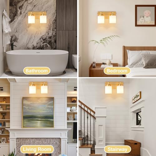 Modern Bathroom Light Fixtures Over Mirror (2 Count)