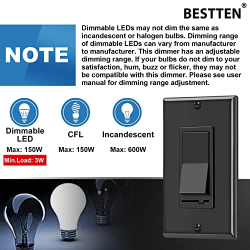 10 Bulk Dimmer Light Switch (10 Count)