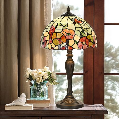 TL0002 Tiffany Style Table Lamp 21.5" High Blossoming