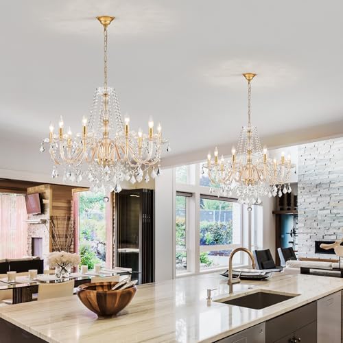 Large Crystal Chandelier