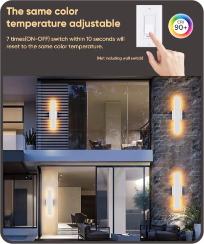 15.7" LED Outdoor Wall Sconce