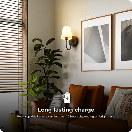 65000132 Rechargeable Battery Wall Sconce