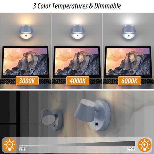 Battery Operated Wall Lights Set of Two (2 Count)