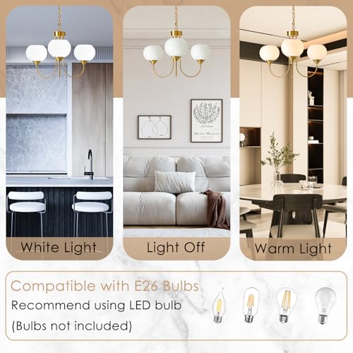 Mid Century Modern Globe Chandelier